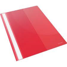 Esselte folder promocyjny Vivida A4 czerwony.